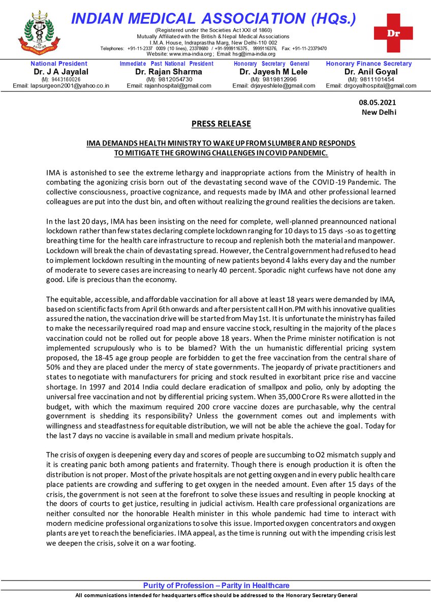 Indian Medical Association tweet media