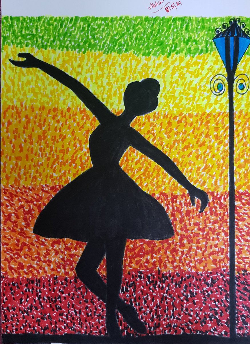 Abs261's tweet photo. Completed this...😊😊🙏🙏
#balletdancer #sketch #mandala #Art #zentangle #ArtistOnTwitter #TimepassTwitter #painting https://t.co/8mjfZ5ZLoB