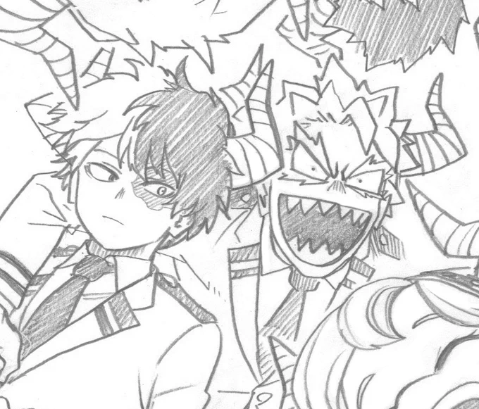 Todoroki's friendships with mega genki boys are the best. 