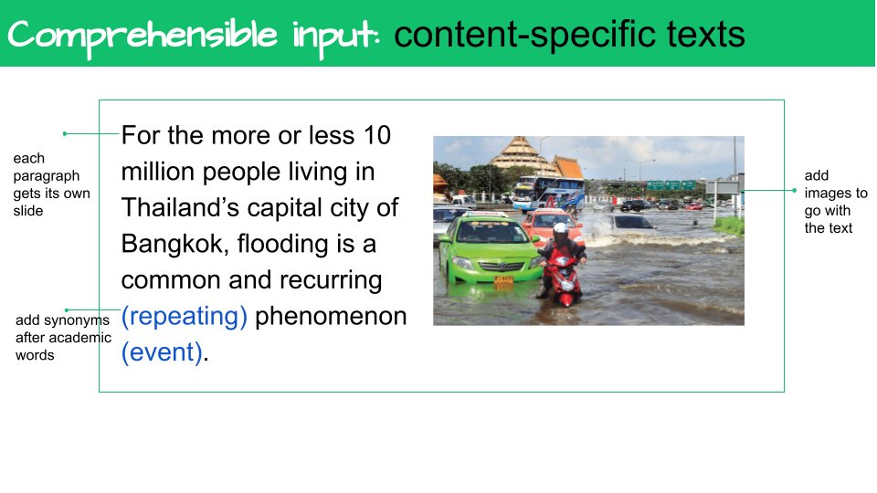 When a text is too challenging, I use text engineering to scaffold reading. 

<a href="/HWDSB/">HWDSB</a>