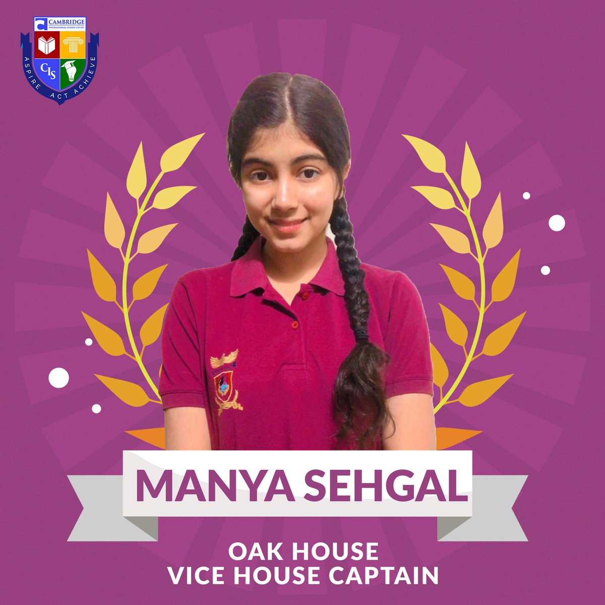 cambridgecoed's tweet photo. In keeping with its tradition of instilling leadership skills and democratic values in the students, Cambridge International School (Co-Ed) held the most significant occasion of the year -‘Student Council Elections’ (2021-2022) on May 2, 2021. 
.
Here are the elected candidates! https://t.co/9Was66zbkn