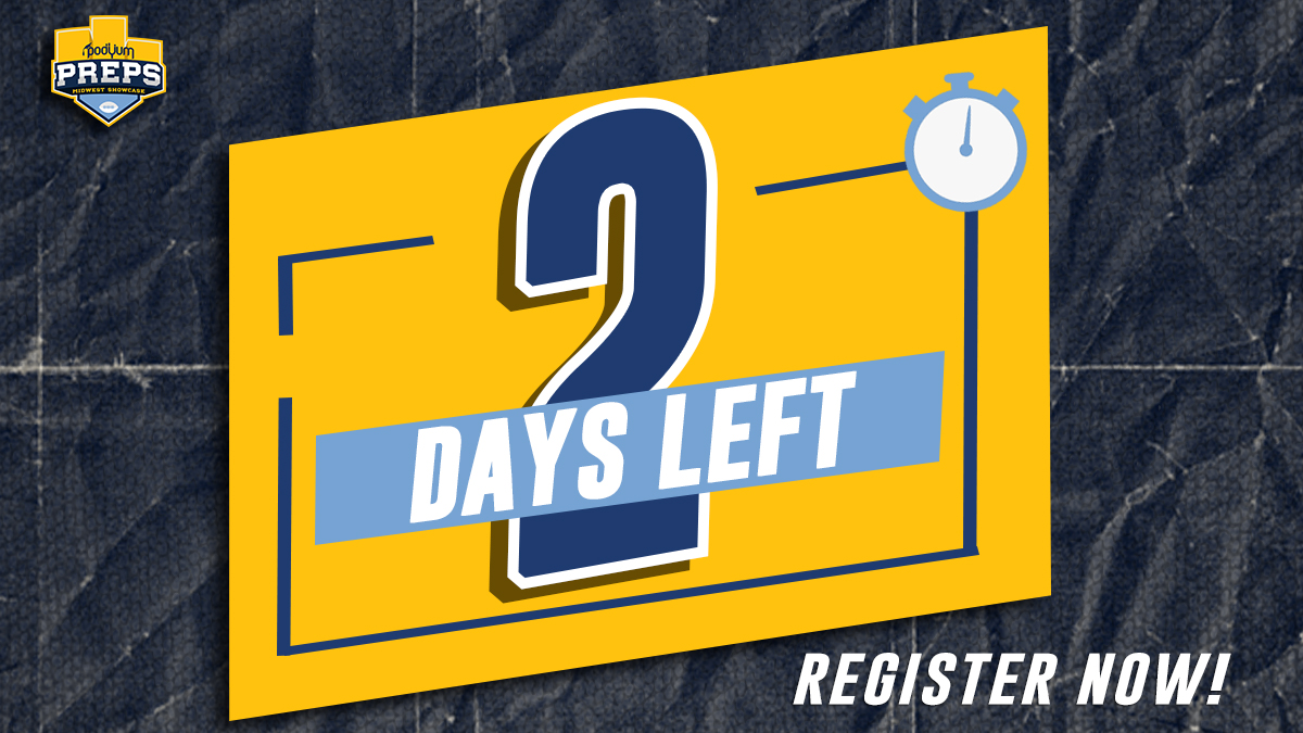 Have you registered for the Midwest Showcase?!! Secure your opportunity at <a href="/USportsAcad/">United Sports Academy</a> in Sioux City!!
bit.ly/PrepsMidwest

#EarnYourLevel #bePREPared #PPMidwestShowcase  #PodyumPreps #HSFootball #GetRecruited #UnitedSportsAcademy #SiouxCity