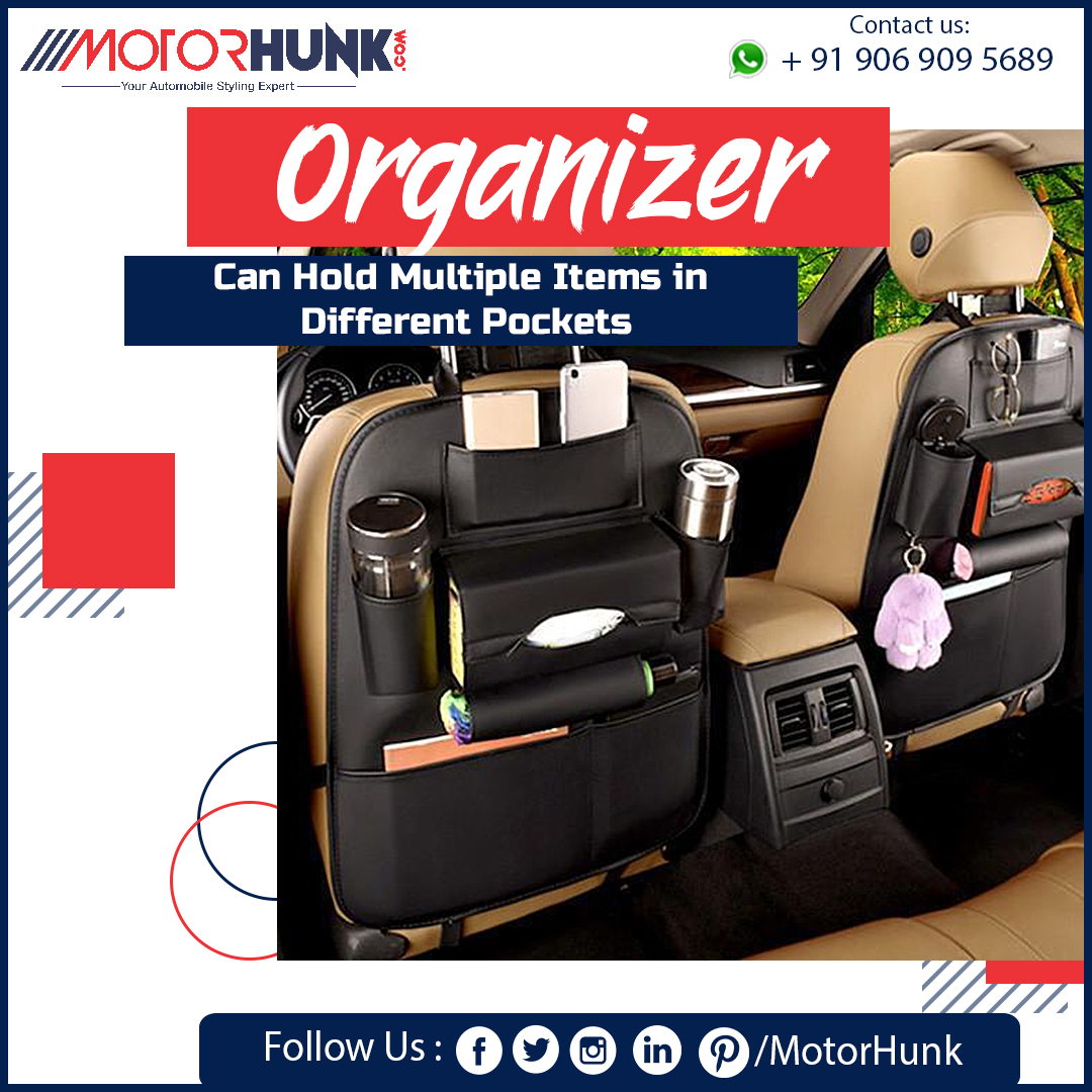 MotorHunk's tweet image. #3DCarBackseat #MultiPocket #Organizer With Fold-Able Table Tray - Universal For All Cars #MotorHunk #CarAccessories #AutoAccessories #AutoStore #India ✅Offers and ✅Discount! ✓Free Shipping &amp;amp; ✓COD. Order Now motorhunk.com/interiors/orga…