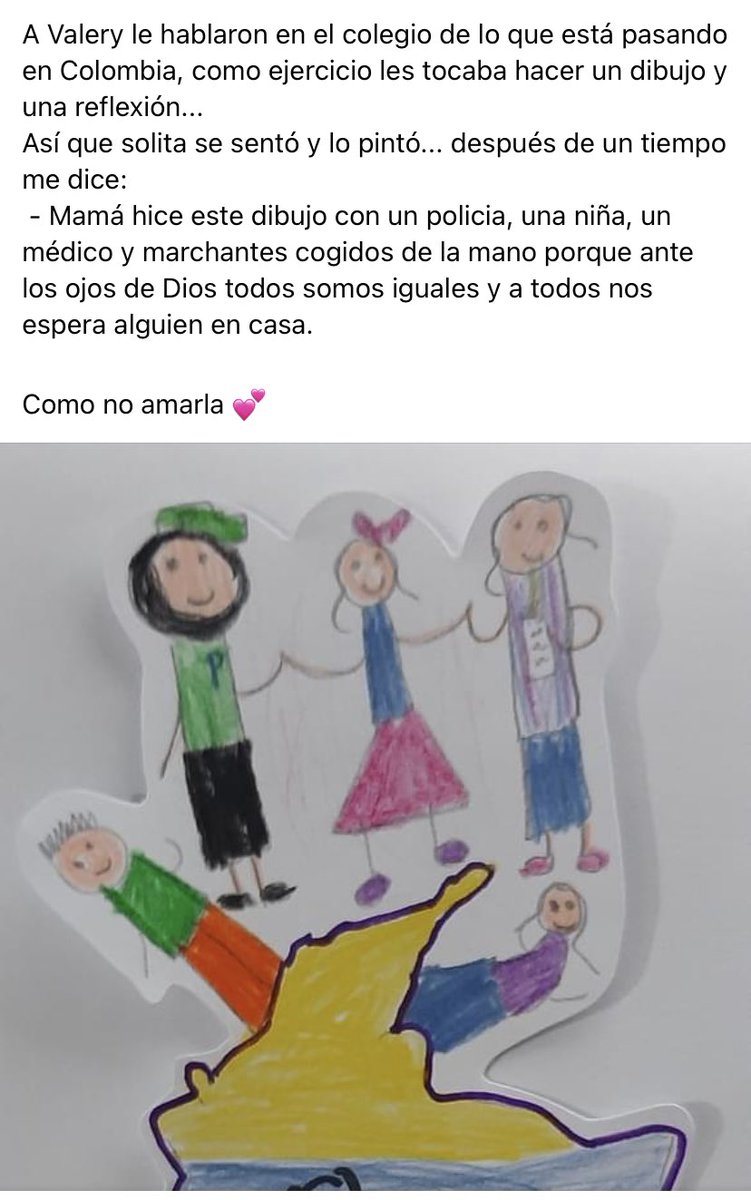 SamuelLancheros's tweet photo. ¿Y si todos lo entendemos como Valery? Vía @AnKaMartinez ❤️❤️ #ColombiaEnPaz https://t.co/lwD4DcLIhS