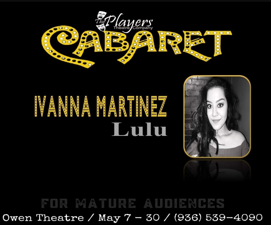 Meet The Players!
Ivanna Martinez is elated to be back on stage in front of an audience! 
New Jersey-born, Texas-raised, Ivanna began her love for dance &amp; theatre very young.   
She has worked as a dance instructor &amp; hopes to continue a life in the arts.
tinyurl.com/47t6ettp