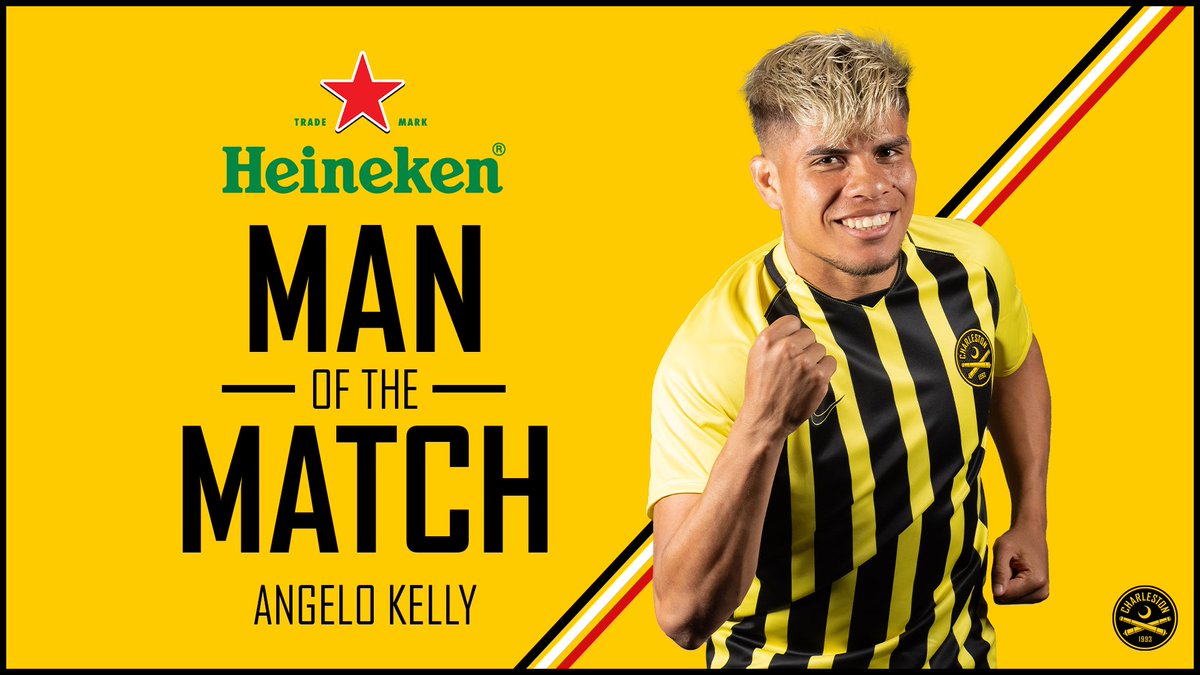 Chas_Battery's tweet image. Fighting hard all over the pitch this evening, Angelo Kelly your first @Heineken Man of the Match of 2021!

#NYvCHS | #CB93 | #UpTheBattery
