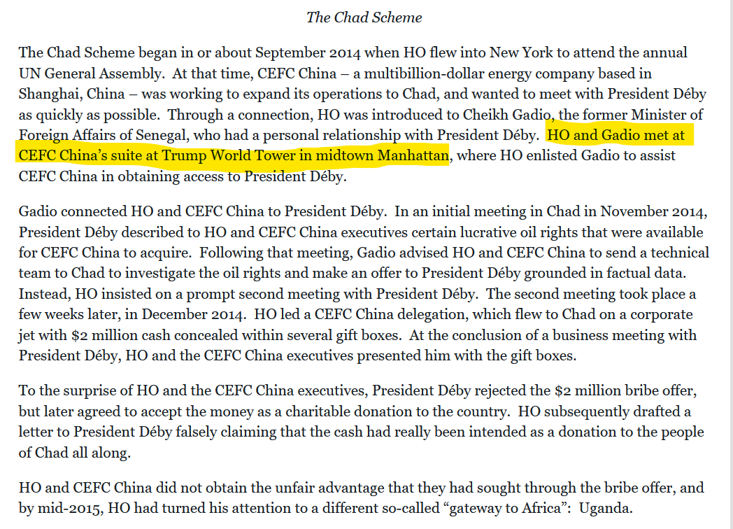 I wonder who convinced Patrick Ho that Trump properties were the best place for oligarchs to commit crime!  https://www.justice.gov/usao-sdny/pr/patrick-ho-former-head-organization-backed-chinese-energy-conglomerate-sentenced-3