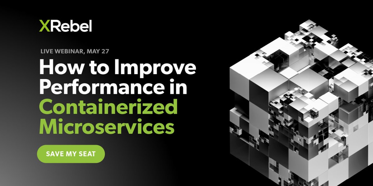 JRebel_Java's tweet image. Tune in May 27 for a LIVE webinar! Learn how to improve performance in containerized microservices from two Rebel experts.
Save Your Spot >> ter.li/m74oed
#Java #Microservices #JavaWebinar