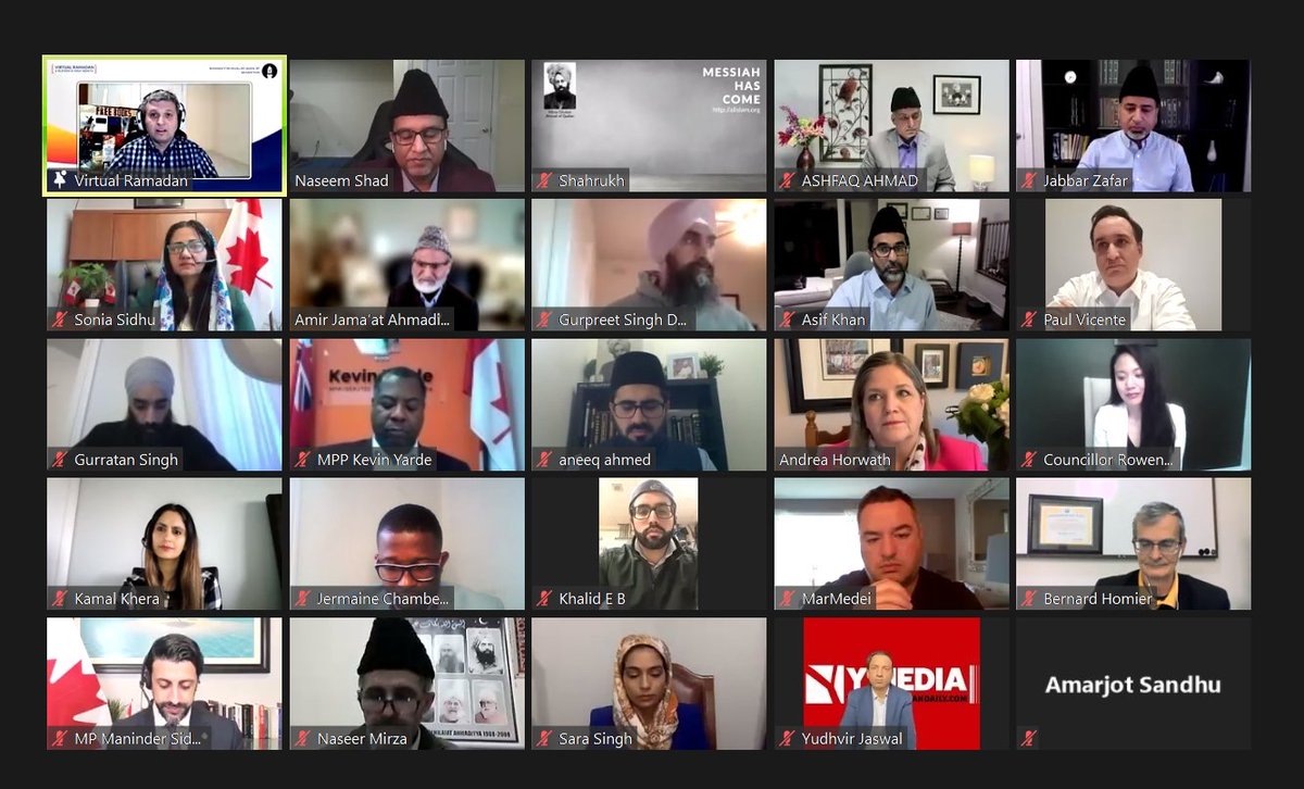 Martin Medeiros (@medeiros_martin) on Twitter photo A pleasure to speak at the #VirtualRamadan organized by
<a href="/ahmadiyyacanada/">Ahmadiyya Muslim Jama’at Canada</a>
<a href="/BramptonMasjid/">Mubarak Mosque</a> community tonight
#RamadanMubarak
#LoveForAllHatredForNone A pleasure to speak at the #VirtualRamadan organized by
<a href="/ahmadiyyacanada/">Ahmadiyya Muslim Jama’at Canada</a>
<a href="/BramptonMasjid/">Mubarak Mosque</a> community tonight
#RamadanMubarak
#LoveForAllHatredForNone