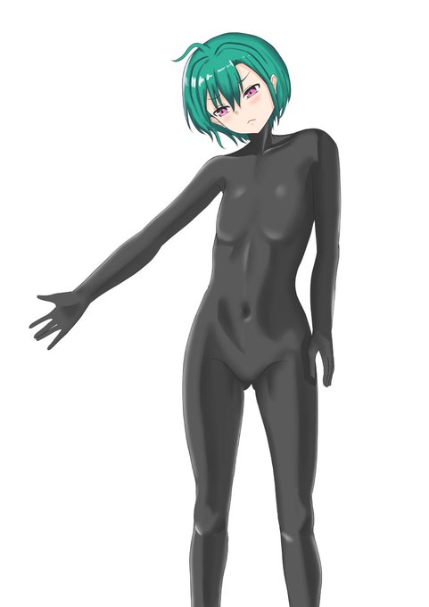 お題箱より「ウェットスーツ姿の緑仙」
背景が思い浮かばなかったので透過にしてみました。ぜひお好きな背景に載せてみてください。 