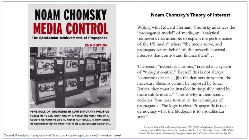 meaningpatterns's tweet photo. Chomsky's Theory and Politics of Communication - full text here: https://t.co/kJfcDfYzjt https://t.co/Mo6R8Frx5E