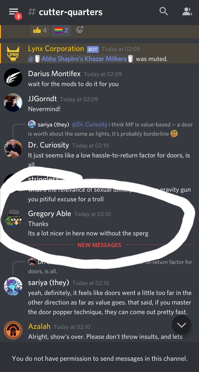 DavidDa26381967's tweet photo. @FocusHome @ShipbreakerGame Could a BBI member please get in contact with me over discord?
I don't appreciate being banned from a server with no warning.
I also don't appreciate your server users calling me a "sperg"
Considering a BBI member has me blocked for asking wtf happened they know who to contact. https://t.co/yN25P2s34I