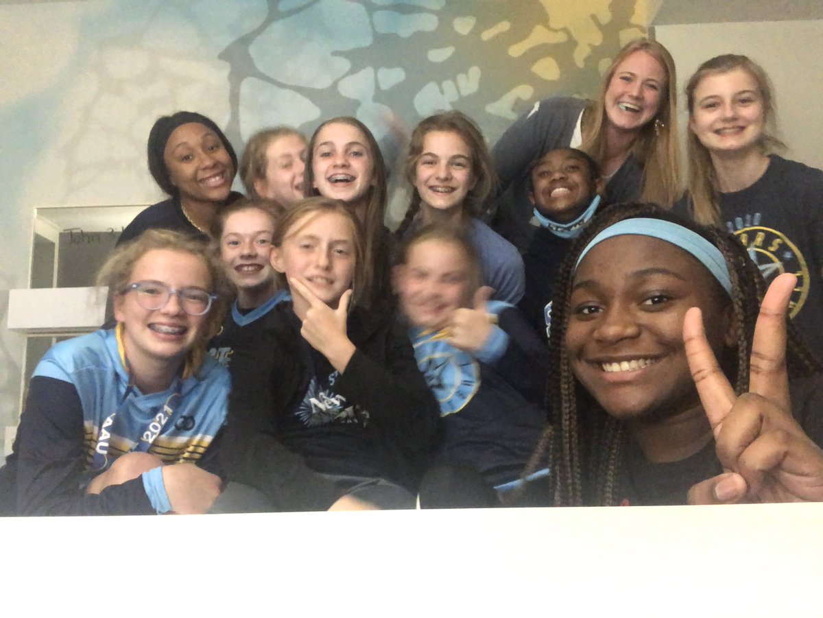 CoachCallieCook's tweet photo. Pjs, devo, and a whole lot of giggles🤪
My bed may smell like sweaty socks but we learned how to fight on-court mental negativity with what God says to be true. I’m falling in love with God through this group and I pray they are too. #STATEBBALL #AAU #STARS https://t.co/WPNb2ex5qf