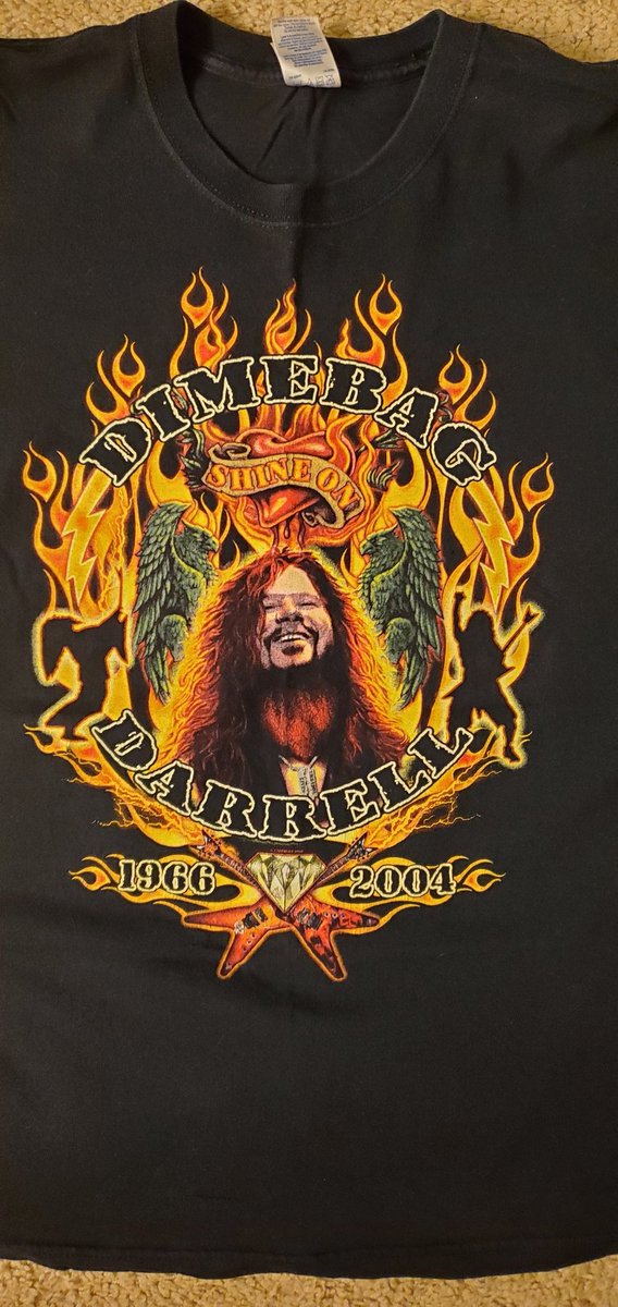 #Metal shirt of the night. #Pantera #RIPDimebagDarrell #RipVinnyPaul #PhilAnselmo #RexBrown #HeavyMetal #GrooveMetal