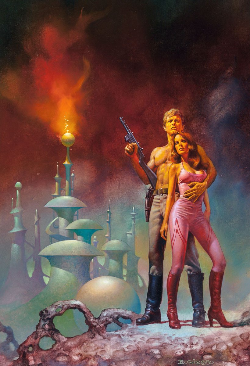 'Flash gordon' 1980 #tempobooks #cover #art #scifi #oil #painting by #borisvallejo pin.it/zogeBZM