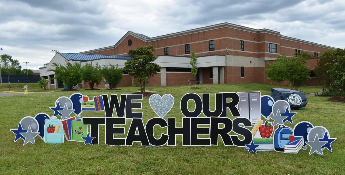 OsbournPrin's tweet photo. This pretty much sums it up! We couldn't ask for a better group of educators!  Thank you to our amazing, brilliant, inspiring, hard-working, creative and dedicated group of teachers!   Happy Teacher Appreciation Week!  #OneOsbourn @mymcpsva @OHSPBIS https://t.co/qSa6odxtOM