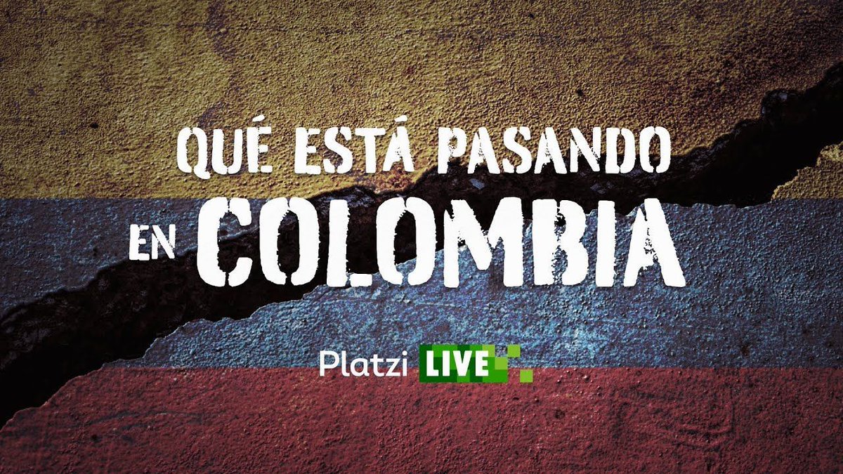 platzi's tweet photo. Desigualdad, decisiones políticas y protestas.
🇨🇴 Entérate de lo que sucede en Colombia.
👉 https://t.co/Ud7JEyYiH6 https://t.co/OoiOvtIxOs