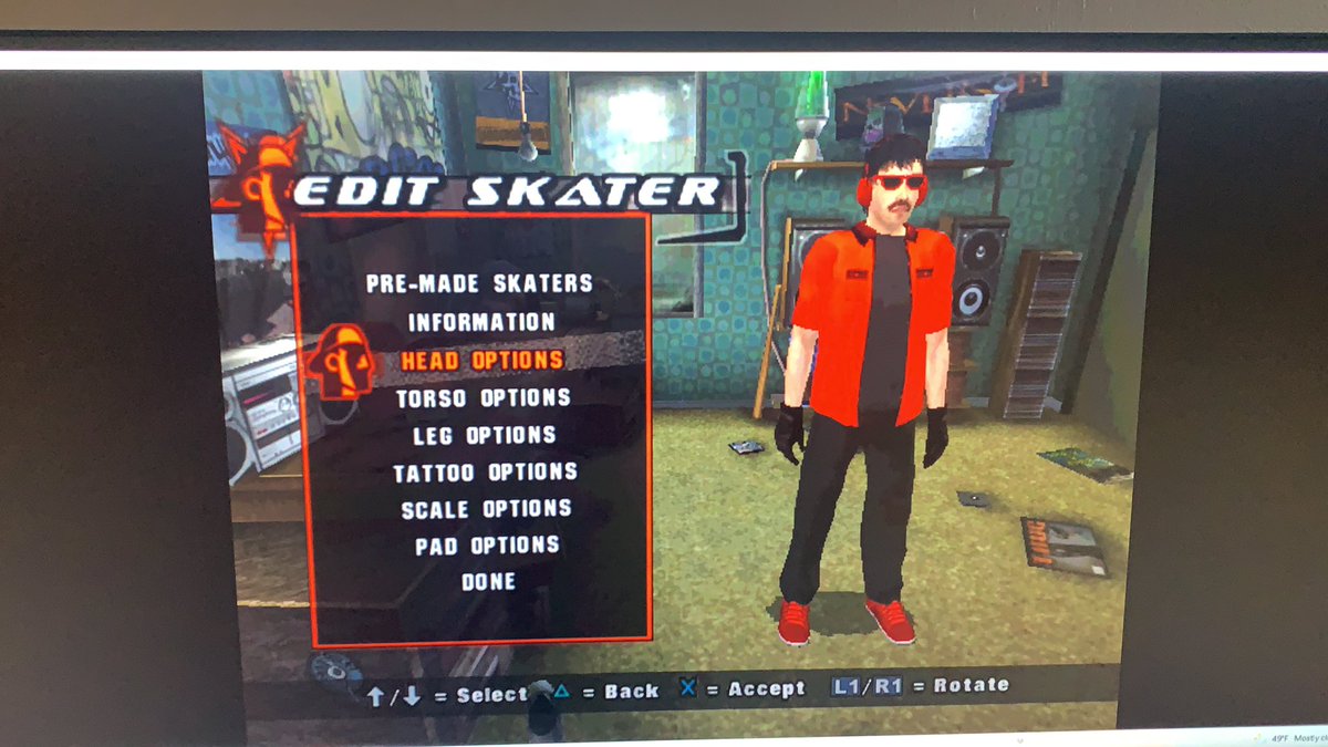 wdb_scooby's tweet photo. @drdisrespect tried to recreate you in @tonyhawk #TonyHawkUnderground PS2 https://t.co/RouKN0b3t0