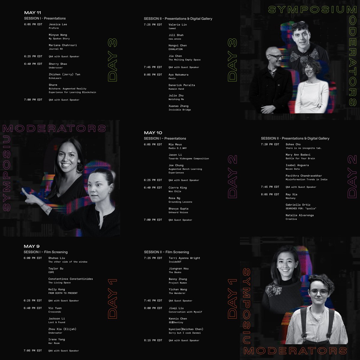 PARALLEL starts THIS SUNDAY on May 9th at 6pm EDT! 
Here's the agenda for our 3-days live symposium.
Get ready for the annual Design &amp; Technology thesis showcase.
Link in bio for RSVP.
#parallel21 #designandtechnology #classof2021 #thenewschool #parsonsschoolofdesign #parsons