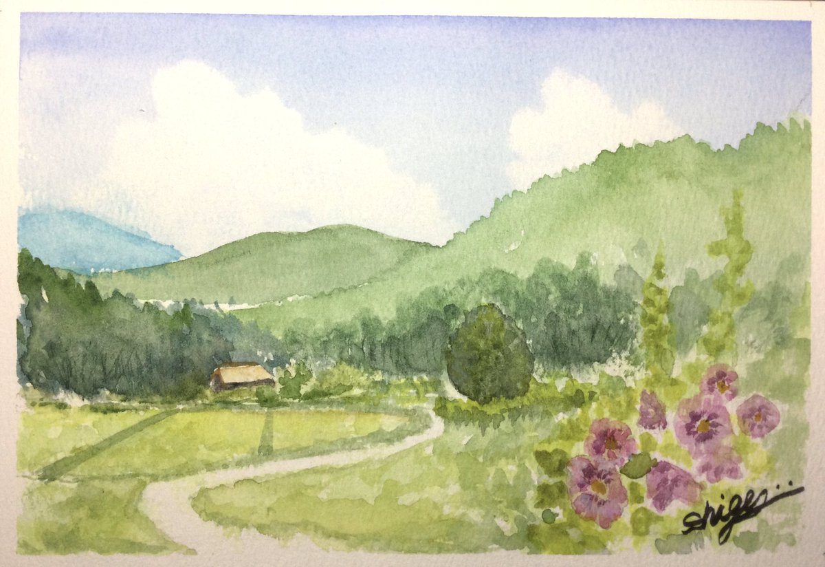 里山の風景 里山の風景