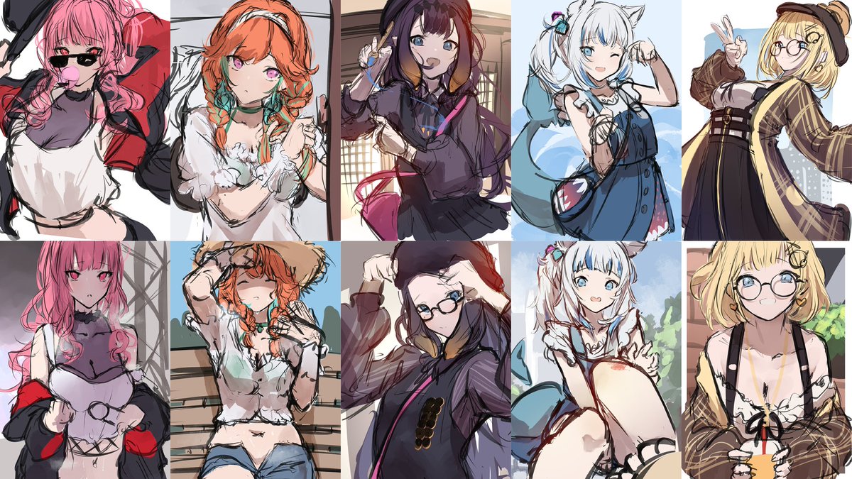 betanonbeet's tweet photo. what 5 consecutive outfit reveal does to a mf https://t.co/WYAPjsjFPw