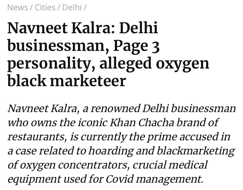 Today in the moral flexibility of Abhishek gobarsingh Asthana. His boss thinks Khan Chacha restaurant must be owned by a Muslim so the passive aggressive bigotry QT. Turns out it was a Hindu. So dedh futiya is sent on damage control duty to praise black marketers. 