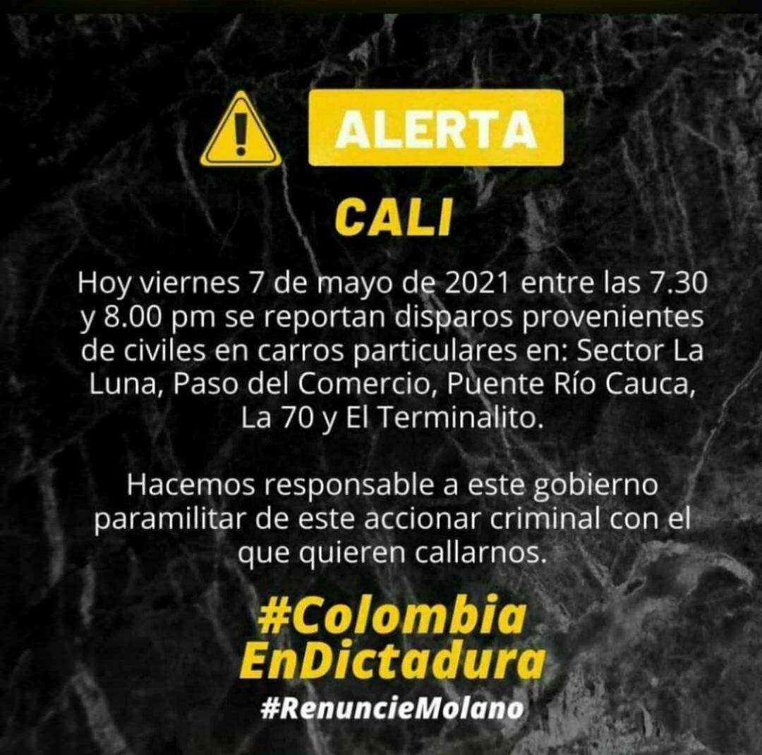 Jahfrann's tweet photo. En todas las ciudades de Colombia se repite el mismo modus operandi, intimidar, matar, desaparecer. ¿Quien está dando la orden?
#CaliEnCensura #SOSColombiaNosEstanMatando #SOSColombiaNosEstanMatando #PaQuererte #7Mayo #DuqueRenuncie https://t.co/fJZVTlaK9x