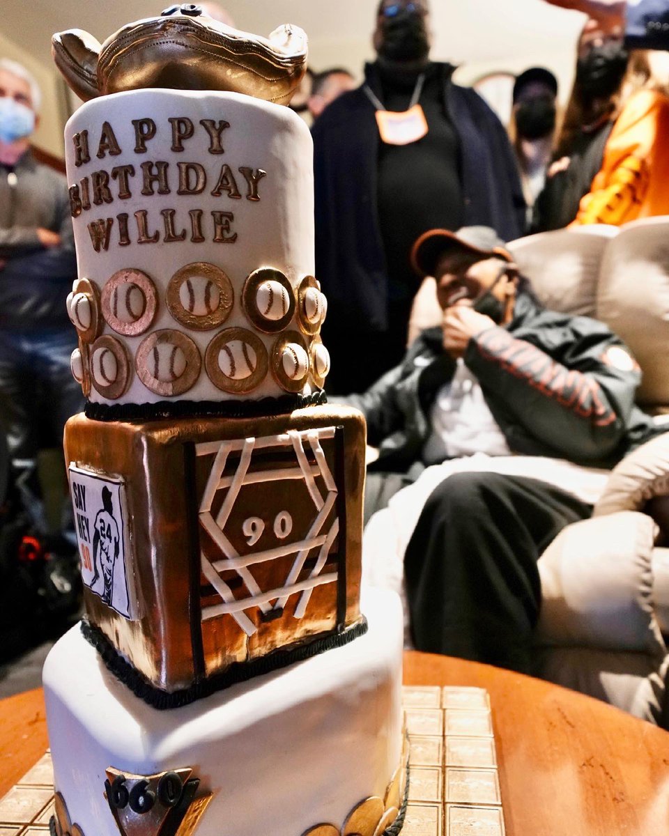 Celebrating my godfather tonight. Happy Birthday Willie! @SFGiants