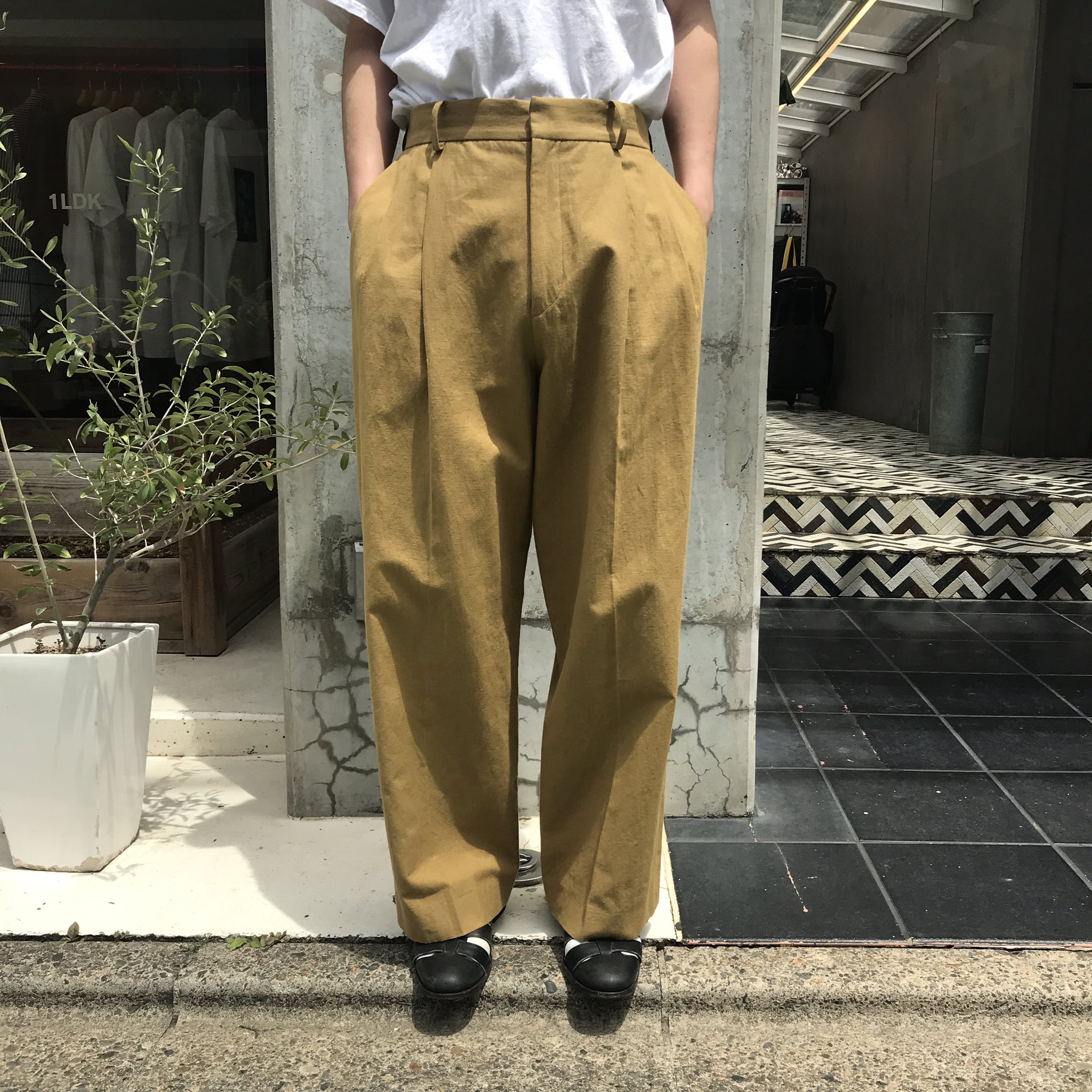Cristaseya JAPANESE COTTON LARGE PANTS 【公式通販】