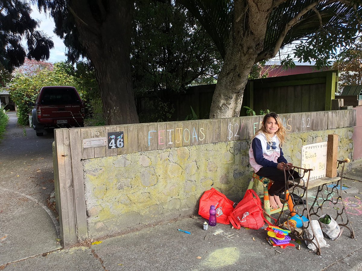 Niece out here sharing ngā huarākau ō Otaki (fruits Of Otaki) with the world. #entrepreneur #hustle