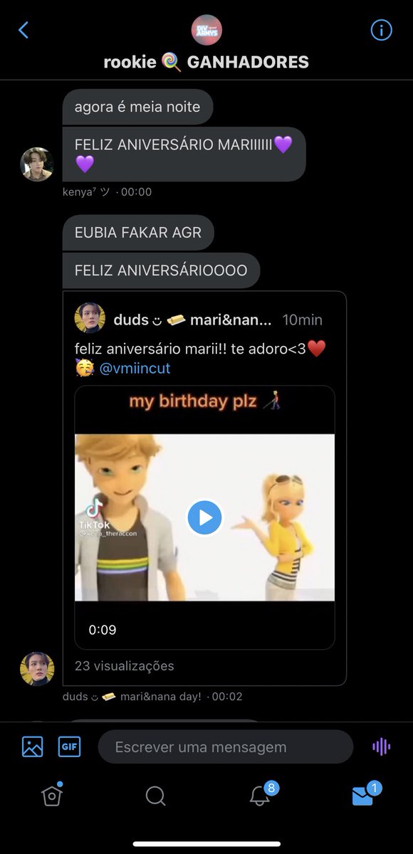 divarmys's tweet photo. Aniversário da @vmiincut e o rookie🍭 esta como: https://t.co/CgVH91ZeDI