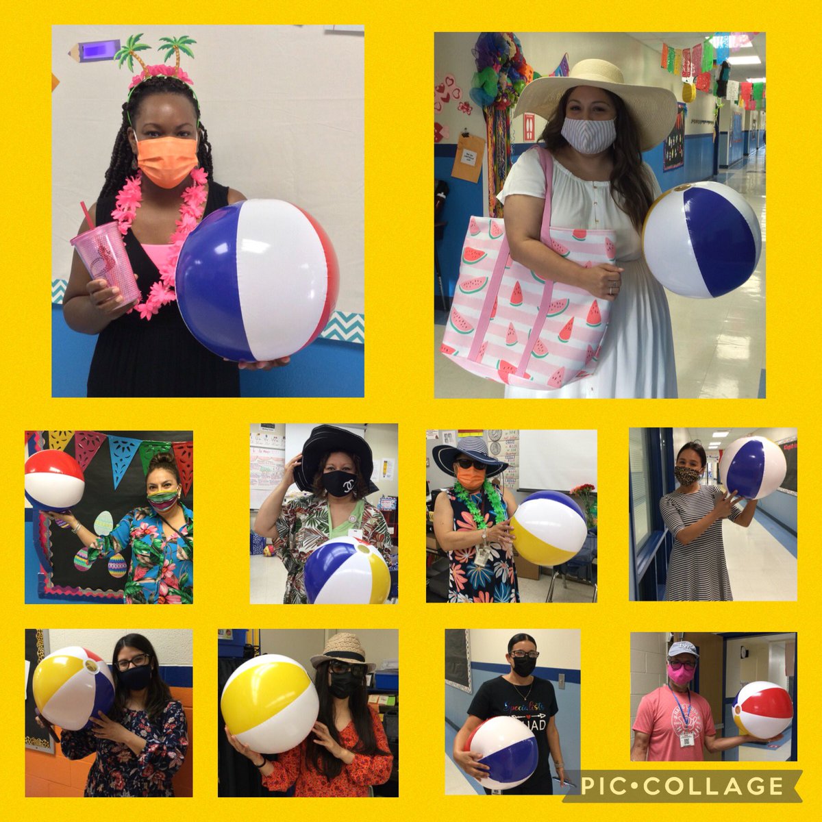 Accessories make the outfit. Ready for the beach.#TEACHERAppreciationWeek2021 <a href="/NISDVillarreal_/">Villarreal ES</a> with <a href="/KubackiMaritza/">Maritza Kubacki</a> <a href="/AdrienneKirk14/">Adrienne Kirk</a> <a href="/Esmunoz4/">Estella Munoz</a> <a href="/MaestraCastiYO/">Nadia Castillo</a> <a href="/MsV210_/">Viviana</a> <a href="/Cindych33/">Cyndi C</a> @Maria_MorenoAST <a href="/tapiagahlal1/">Tapia</a> <a href="/Mrs_CABautista/">Clarisa Bautista (Mrs.B)</a> <a href="/LuisCGurrola1/">Luis C. Gurrola</a>