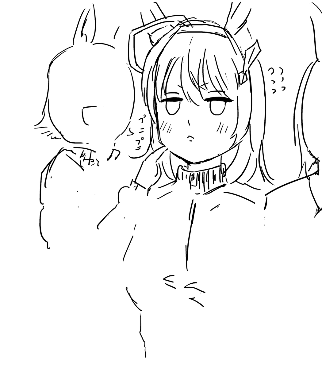 ウマ娘のブルボン顔立ちのせいかほっぺた赤ちゃんぐらい柔らかそうなんだよな 