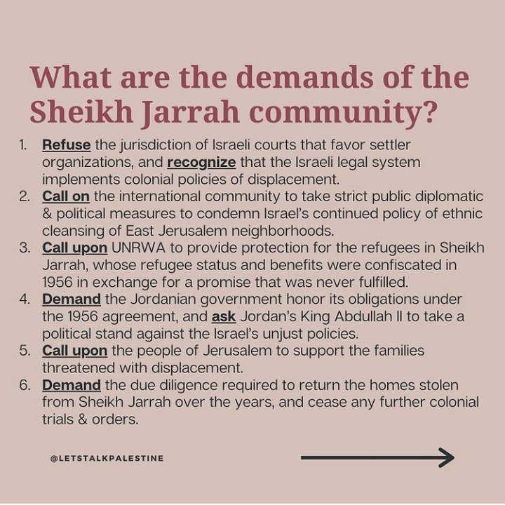 Read the this thread and links attacked and share the infos please. They need our help. Raising awareness, donating, letting others know count too  #SaveSheikhJarrah