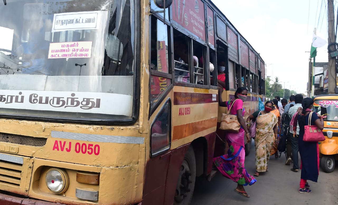 The Hindu - Chennai on Twitter: "The #TamilNadu government has announced free  travel for all working women and girls pursuing higher education on board  government buses (ordinary fare) in cities across the