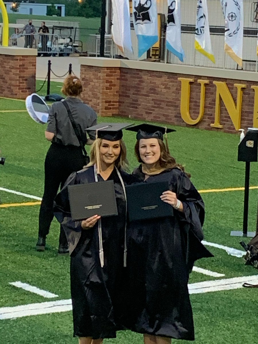 AggiesWGOLF's tweet photo. Congratulations @ionaroska &amp; Kyndall Morgan! Iona graduated with her business degree with an emphasis in finance and will be coming back for her MBA in the fall. Kyndall graduated with her MBA tonight. We are very proud of you two! https://t.co/Oe2sjNPTpV