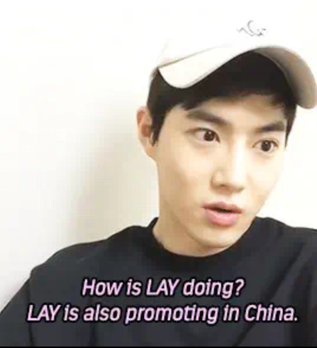 Junmyeon mentioning Yixing on multiple occasions.