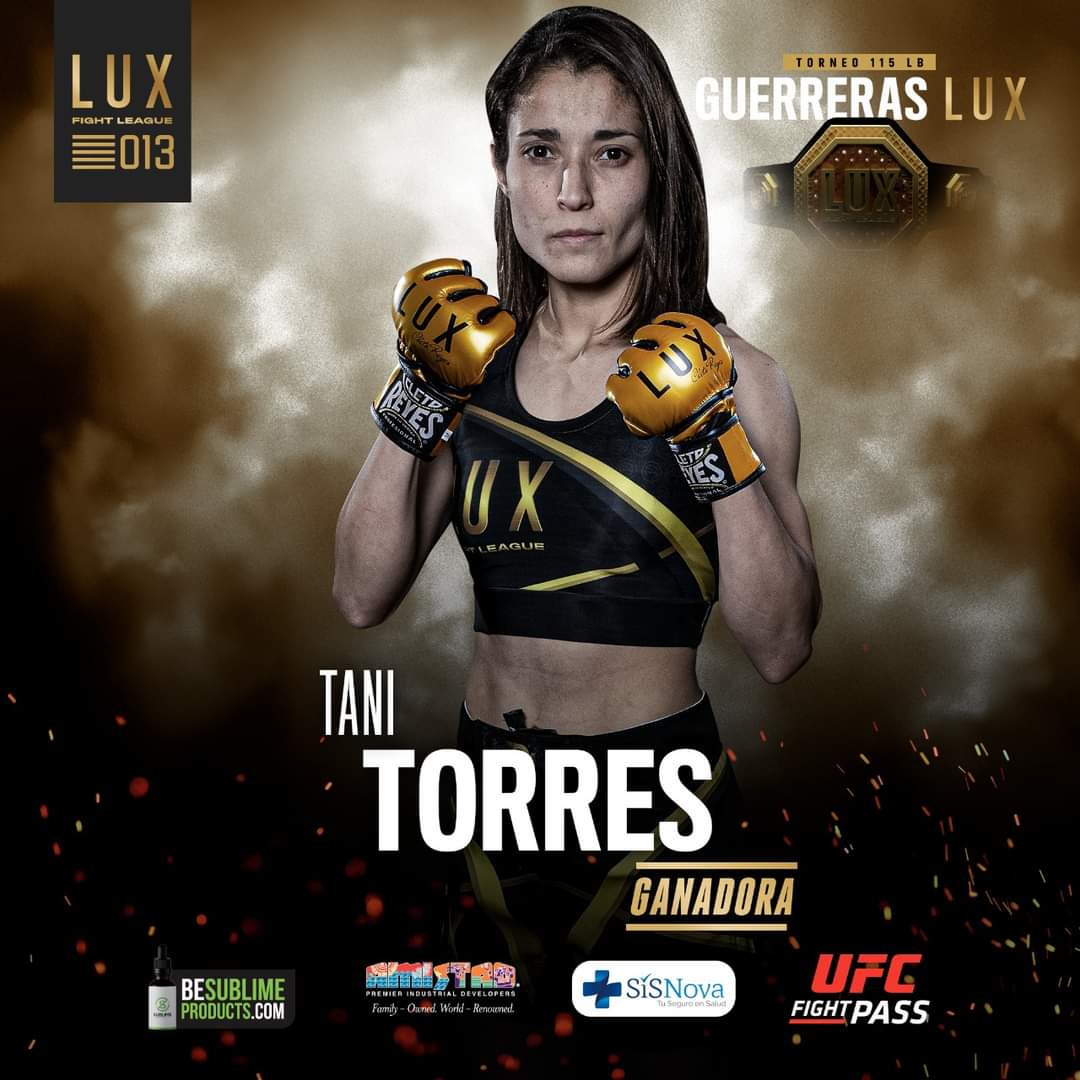 factorcu4tro's tweet photo. #LUXFightLegue 👊
📌 En el primer round #TaniTorres gana con un knock-out en contra de #YanethVidal y avanza a la final del torneo #GuerrerasLUX
#SomosF4 #LUX013 #MMA https://t.co/bJxWM9b58l