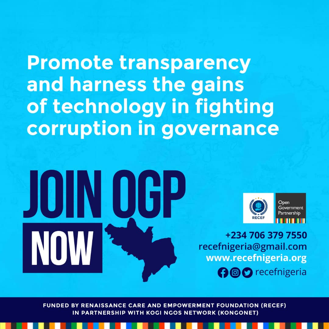 recefnigeria's tweet photo. “Promote transparency and harness the gains of technology in fighting corruption in governance”
@OfficialGYBKogi @LugardHouse @KingsleyFanwo @ogpnigeria @KONGONET
@kogireports @centrelsd @SFCGNigeria @ActionAidNG  @hamingra1 @pibcidng @CPNIGLOBAL 

#OGP 
#KogiStateJoinOGP https://t.co/dwkWC6xsej