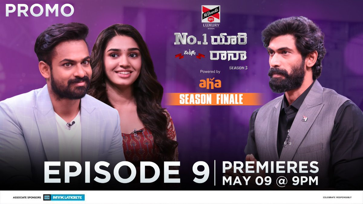 StarBuzzSocial's tweet photo. Ending the season with this lovely duo.
#No1YaariOnAHA Season Finale this Sunday at 9 PM on @ahavideoIN.

⏯️https://t.co/mwNmbH6Lqo

@RanaDaggubati #PanjaVaishnavTej @IamKrithiShetty 

@suriya_clicks @illoydxavier @Rajshekar_Reddi 

@PranitaRavi @SoumyaniGhoshal  

@vamsikaka https://t.co/VTawMSGkIT