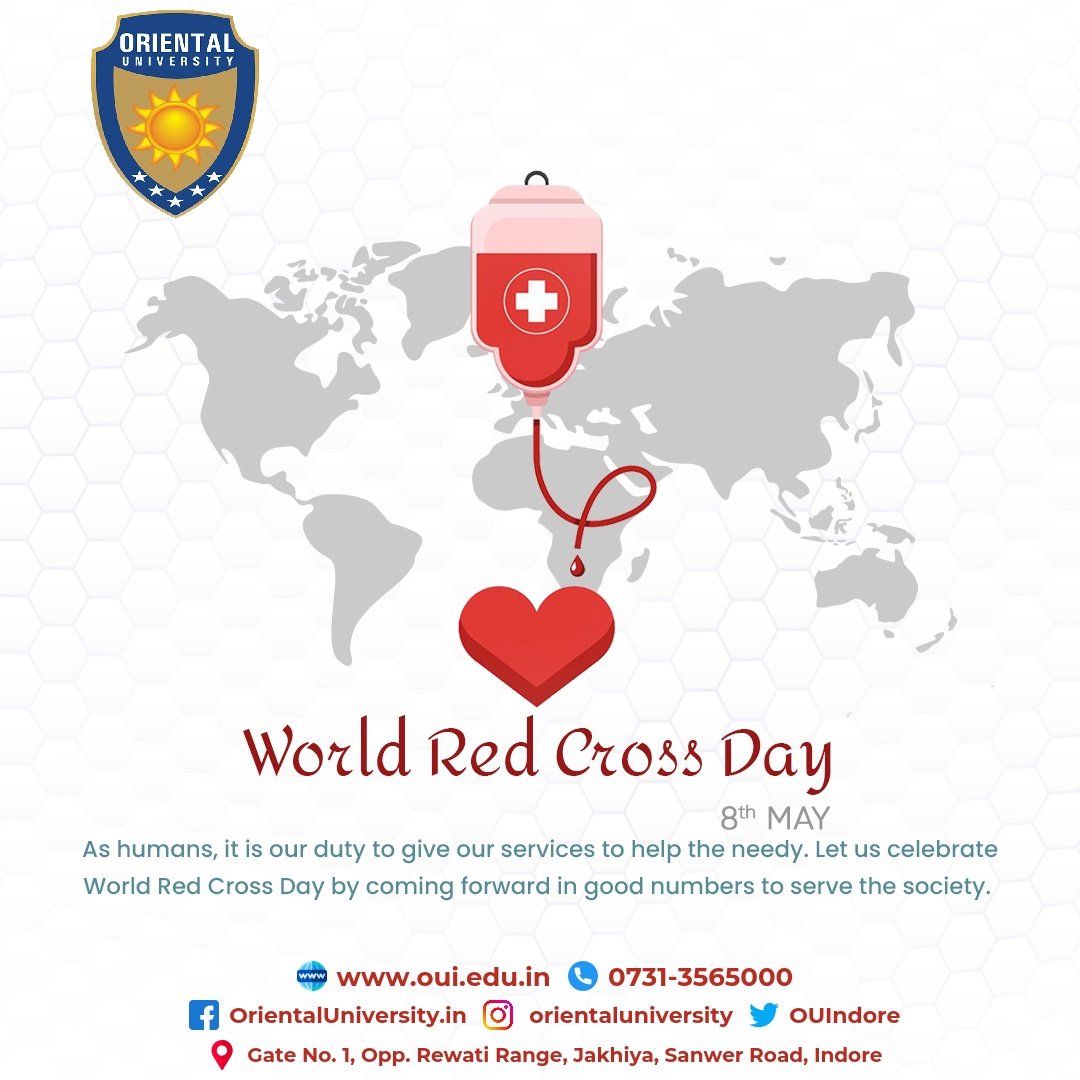 World Red Cross and Red Crescent Day is an annual celebration of the principles of the International Red Cross and Red Crescent Movement. World Red Cross Red Crescent Day is celebrated on 8 May each year.
#WorldRedCrossDay 
#WorldRedCrossDay2021 
#worldredcrossandredcrescentday