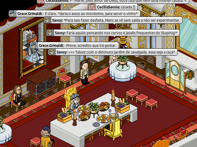 MÔNACO | A Princesa Grace recebeu hoje o Rei Nero de Sabóia e parece que fagulhas explodiram durante o jantar, imagina se deparar com pernas de rã para comer de entrada? Pois foi isso que aconteceu e cá entre nós, teve ter sido chocante!
<a href="/habblivein/">Habblive</a>  @oficiaishblive