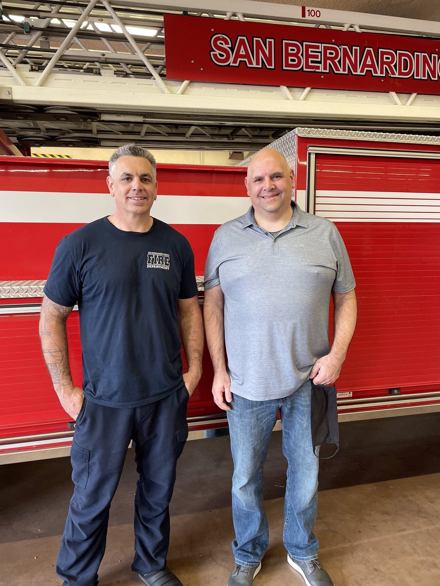 What better way to punctuate #wildfirepreparednessweek than with a few of <a href="/SBCOUNTYFIRE/">San Bernardino County Fire</a> great firefighters, including my little brother and newest Captain