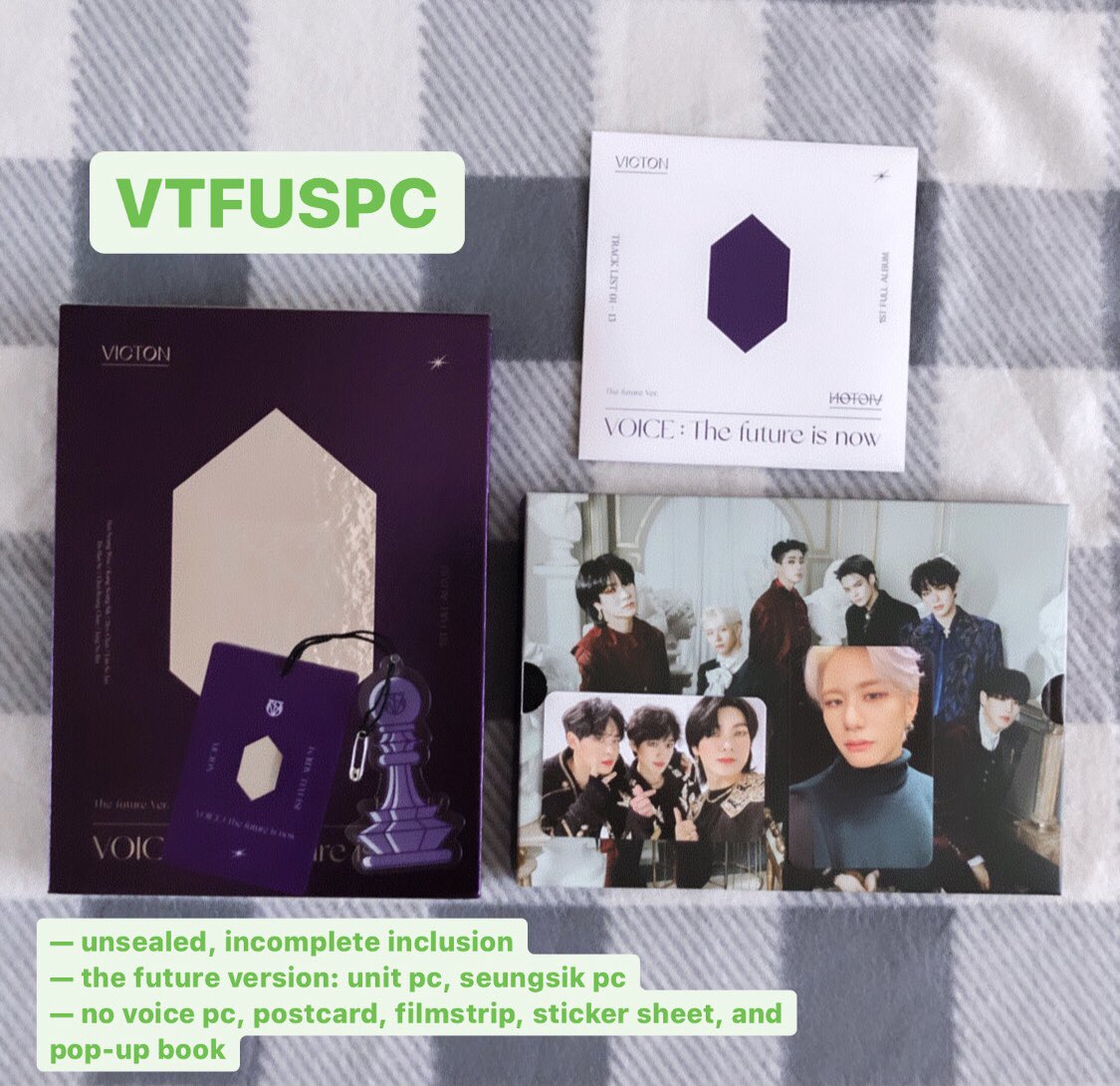  [VICTON] 1st Album - The Future Is Now (The Future Version): Php 400 + LSF wts lfb ph victon byungchan chan hanse seungsik[ #neoshop_onhands]
