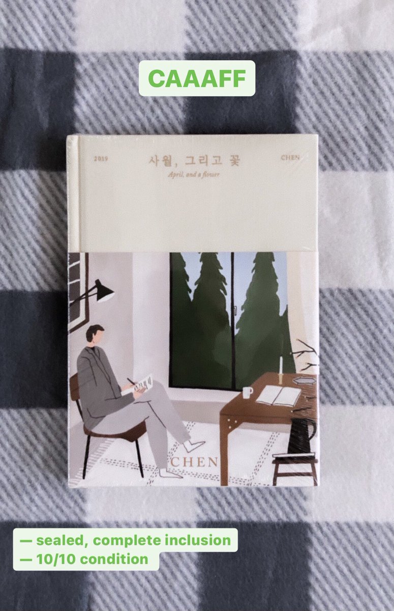  [CHEN] 1st Mini Album - April And A Flower (Flower Version): Php 500 + LSF wts lfb ph exo kim jongdae chen aaaf[ #neoshop_onhands]