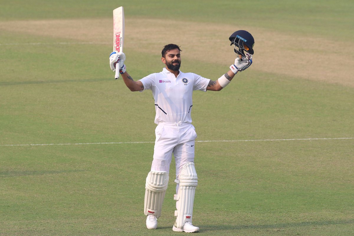 Ind vs Bangladesh ( November 2019)Ind-2  Bang-0Another 200 from Mayank Agarwal in 1st test India played their first pink ball test in Eden gardens ......A captain's knock from Kohli(136)Ishant took his fifer What a match it was..