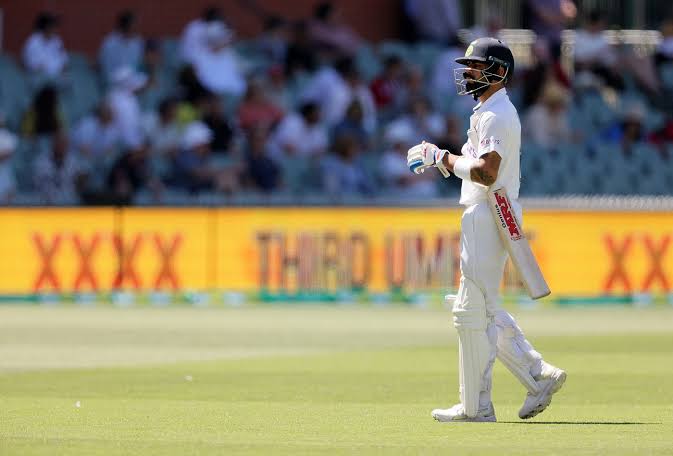 Ind vs Aus (December 2020)The BGT series 1st test(day-night test): It was a nightmare  India was 36 all out . Australia won by 8 wickets(1/4)