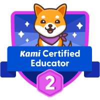 teaberryvilla's tweet photo. @usekamiapp
 Kami Level 1 &amp; 2 certification ✔️
#remotelearning #remoteteaching #edutech #kamicertified #LifeLongLearner #edtech #ell #dynamicteaching #elementaryteacher https://t.co/dsgsS14QDd