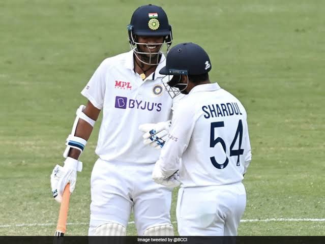 The Gabba fortress.....4th test: 91 from Shubhman GillPujara scored a 50 even after bieng injured Fifer for Siraj That partnership between shardul and washi....And then our Rishabh finished it off with a four... What a moment for every Indian (4/4)