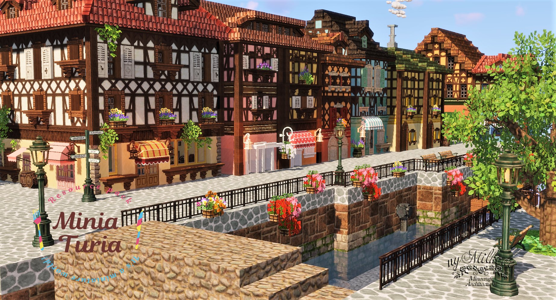 توییتر Milk猫 در توییتر Miniaturia Minecraft Minecraft緑化推進委員会 新旧ミニチュリを比較してみました 最新ミニチュリ 1 12 2 参考画像のコルマール地方 旧ミニチュリ 1 7 10 2年前に制作 新ミニチュリはリアル 旧ミニチュリも
